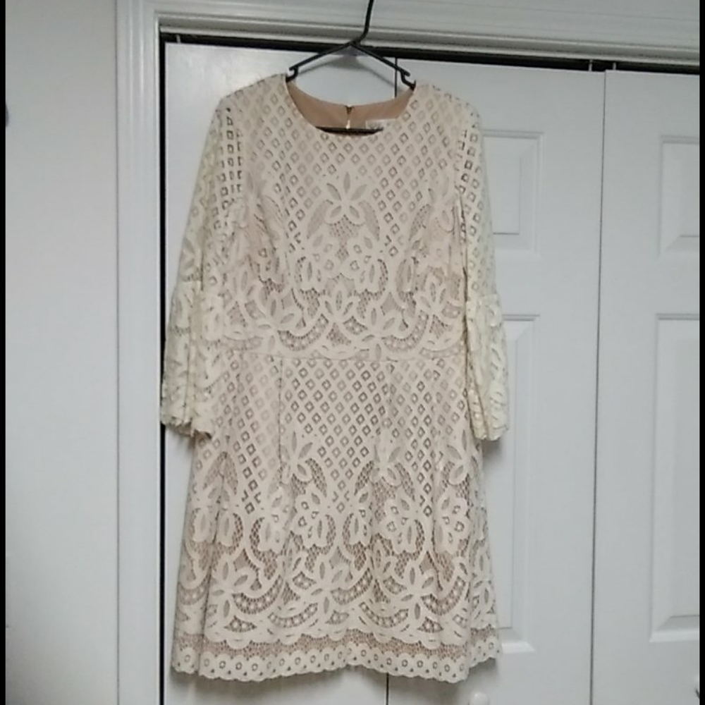 Eliza J 14 Beige dress